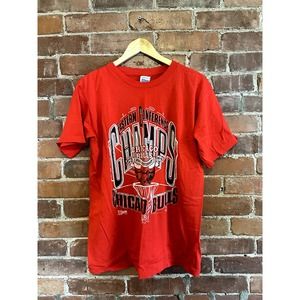 Vintage 90s Championship Chicago bulls tee shirt